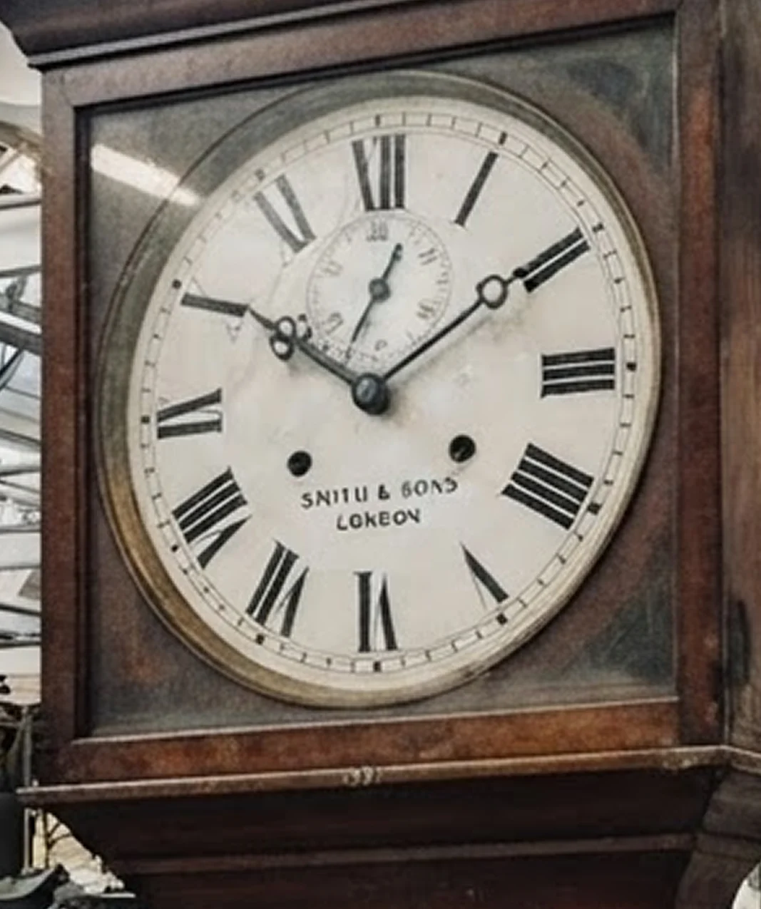 Historische klok in het museum